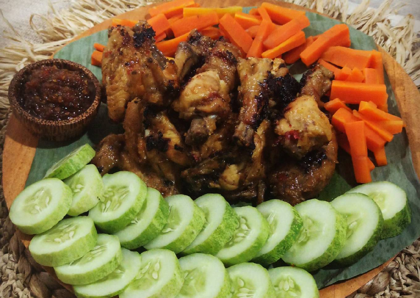 Ayam bakar bumbu rujak