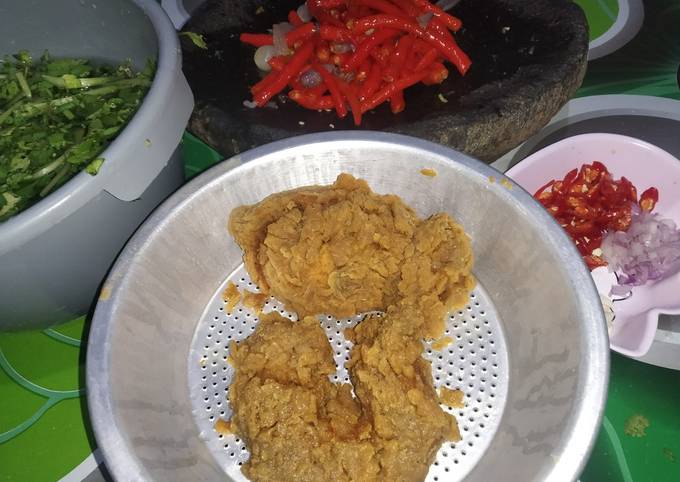 Ayam goreng fried Chicken kriuk anti gagal