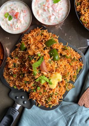 A picture of Bombay Style Tawa Pulao.