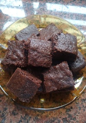 Una foto de Cuadrados de chocolate y café 🍫☕