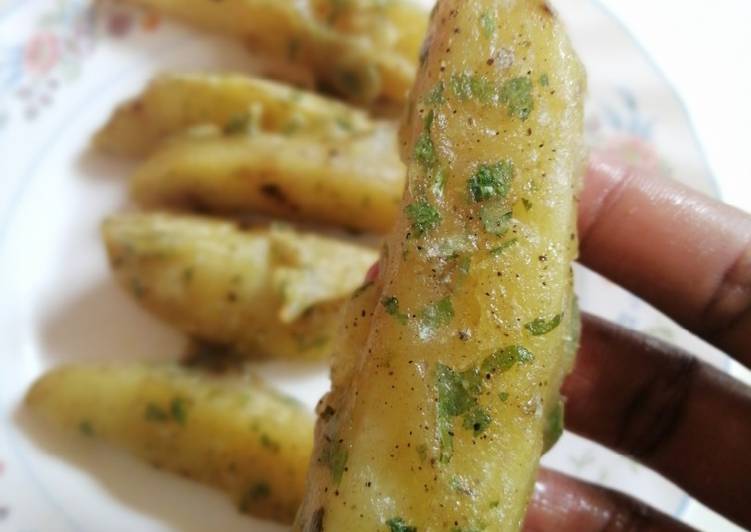 How to Prepare Ultimate Deep fried potato wedges
