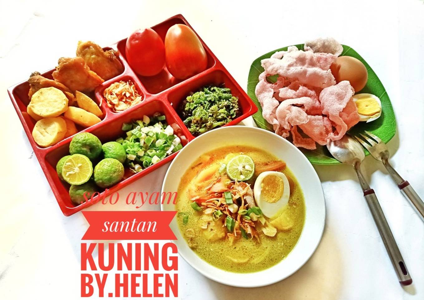 Soto ayam santan kuning