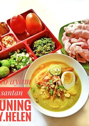 Foto resep Soto ayam santan kuning