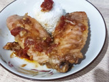 Alas de pavo en salsa
