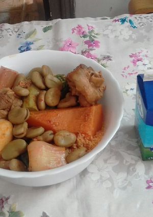 صورة لوصفة كسكسي تونسي