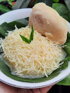 Foto resep Ketan Susu Keju dan Durian