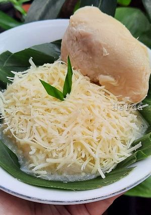 Foto resep Ketan Susu Keju dan Durian