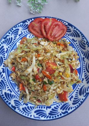 Foto resep Tumis Kol Telur