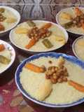 Couscous for Charity with Red Sauce (Savory and Sweet)