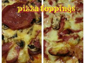 Foto resep Pizza toppings (salami, pineapple)