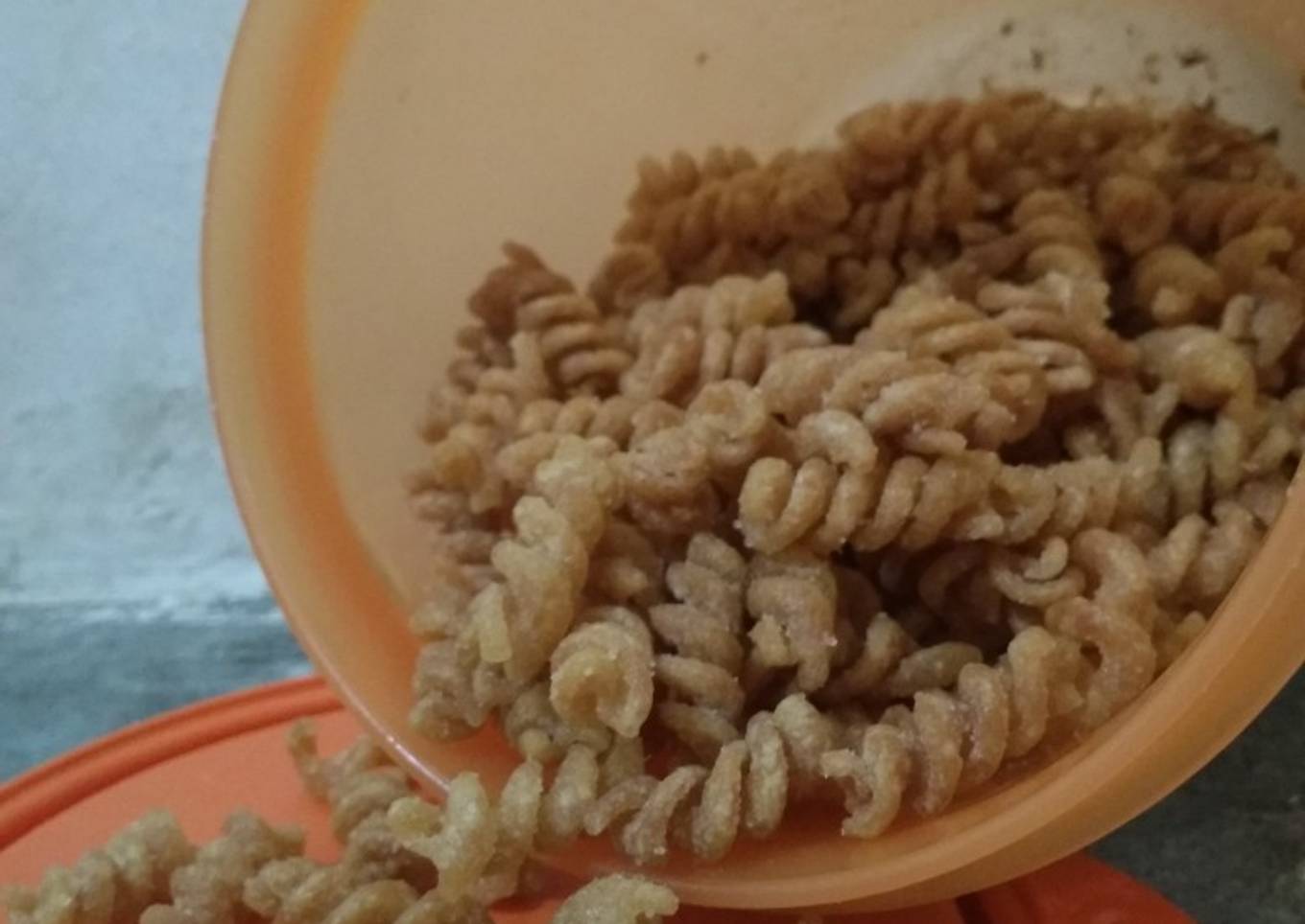 Fusilli goreng / gandum goreng