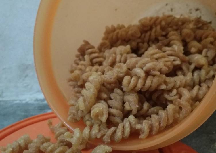 Cara Gampang Membuat Fusilli goreng / gandum goreng Anti Gagal