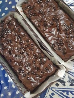 Foto resep Brownies shiny crust