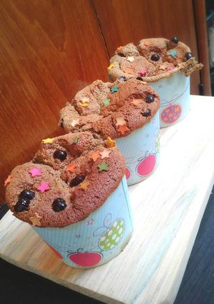 Foto resep Choco chiffon cupcake