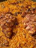 Arroz con pato y boletus