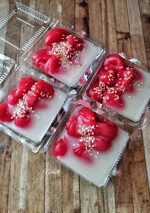 Foto resep Thai Dessert Piak Poon Merah Putih