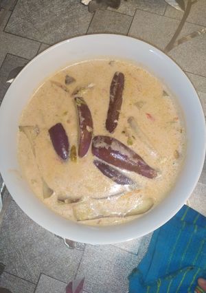 Foto resep Sayur terong ikan asin bumbu trasi