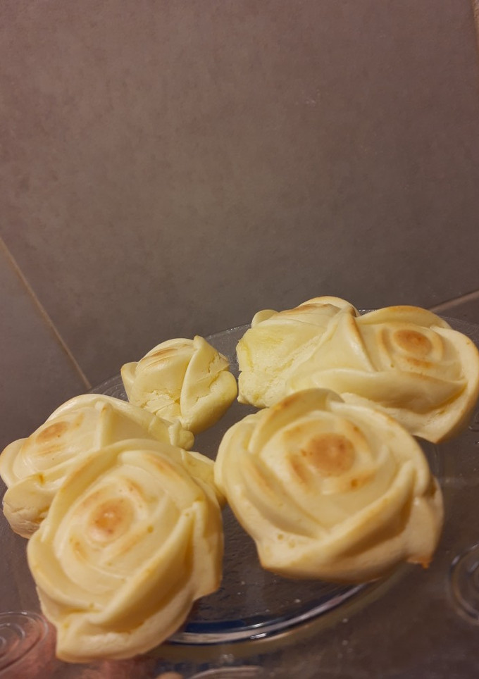 Una foto de Pancitos de queso inflados SIN TACC