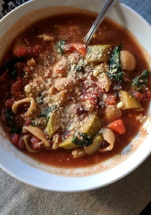 A picture of Kit's Minestrone.