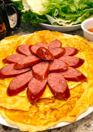 Hình của món Bánh Xèo Trứng.
