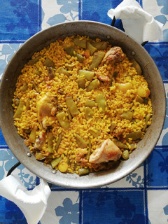 Una foto de Paella valenciana (receta tradicional)