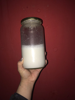 Una foto de “Leche” de almendra o bebida vegetal🌱