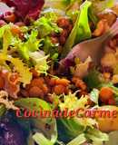 Ensalada gourmet con lentejas
