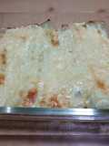 Lasaña de pencas de acelgas (receta de aprovechamiento)