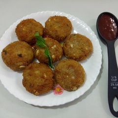 A picture of Oats & potatoes croquettes.