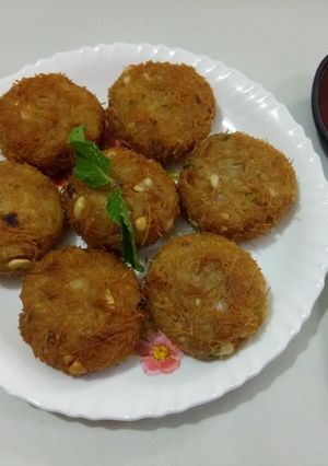 A picture of Oats & potatoes croquettes.
