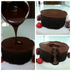 A picture of Chocolate lava cake.