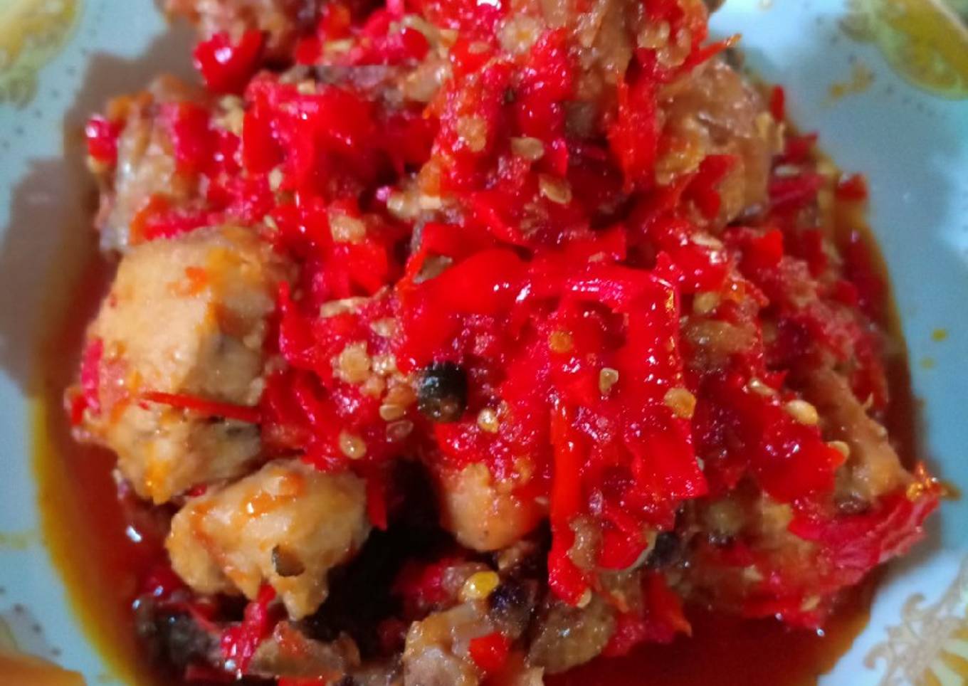 Ayam balado pedas manis