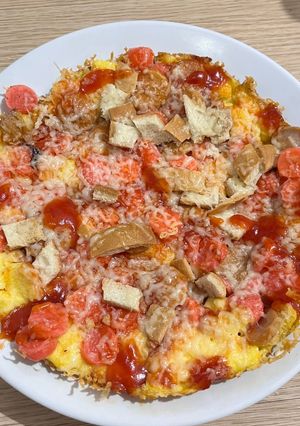 Foto resep Pizaa roti telur