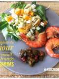 Salade du jour/ Fenouil -Orange-Gambas 🌼🌼🌼