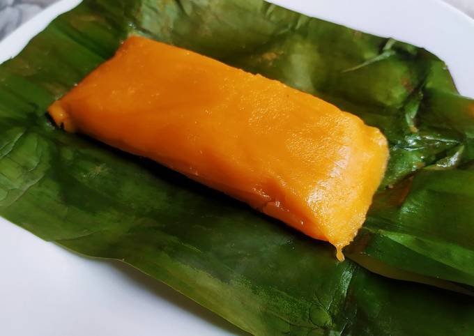 Recipe: Delicious Nagasari labu kuning / pais waluh / sumping waluh