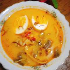 Jamur telur kuah santan রেসিপির প্রধান ছবি