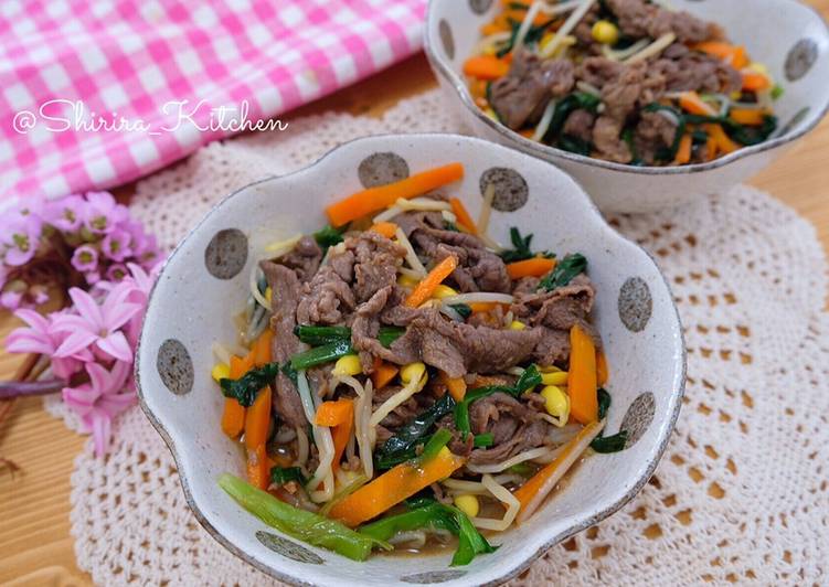 Beef dan sayuran bumbu merenasi Ala korea 🥰