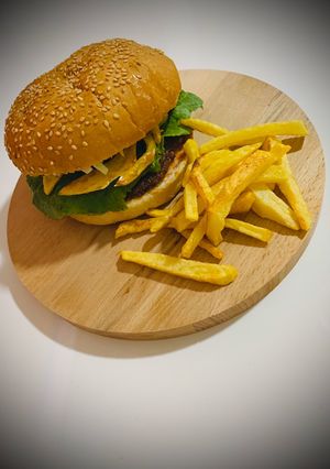 صورة لوصفة همبرغر 😍