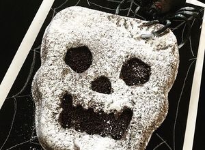 Une photo de Fondant au chocolat Squelette 💀