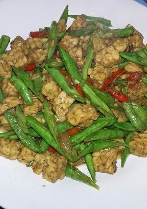 Foto resep Tumis tempe buncis