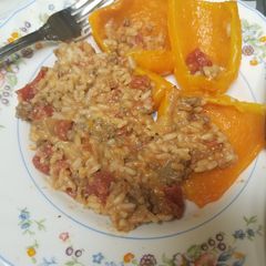 Stuffed Bell Peppers A picture of Stuffed Bell Peppers.