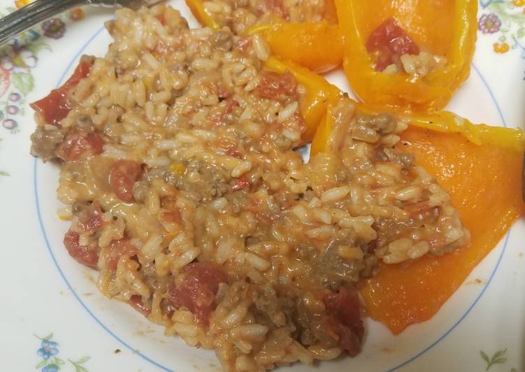 Simple Way to Make Super Quick Homemade Stuffed Bell Peppers