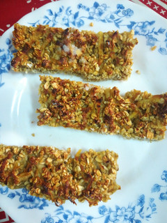 Una foto de Budín de manzana
