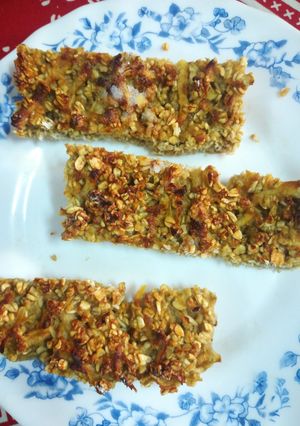 Una foto de Budín de manzana