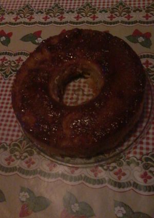 Una foto de Budín de pan al dulce de leche para Navidad