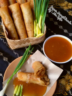 Foto resep Lumpia Rebung Ayam Baso