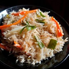 A picture of Colorful Fried rice.
