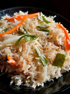 A picture of Colorful Fried rice.