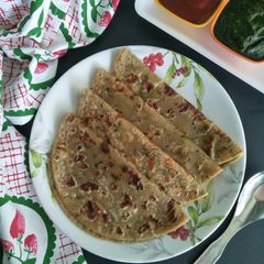 A picture of Nutritious Sweet Potato Parathas.
