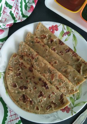 A picture of Nutritious Sweet Potato Parathas.